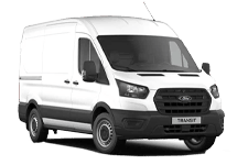 Van Hire Hampton - White Ford Transit SWB - Van hire Hampton